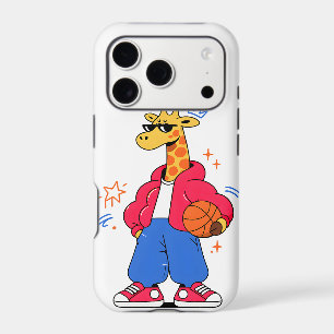 girrafes can jump : Streetwear Hoops iPhone 17 Pro Case