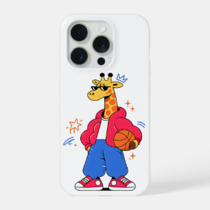 girrafes can jump : Streetwear Hoops iPhone 15 Pro Case