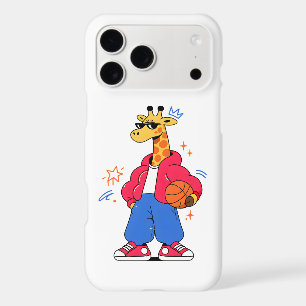 girrafes can jump : Streetwear Hoops iPhone 17 Pro Max Case
