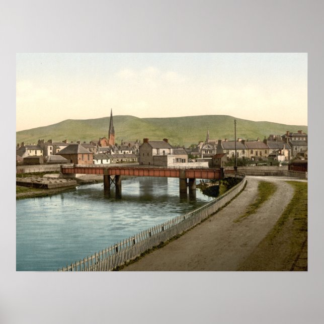 Girvan, Ayrshire, Scotland archival print (Front)