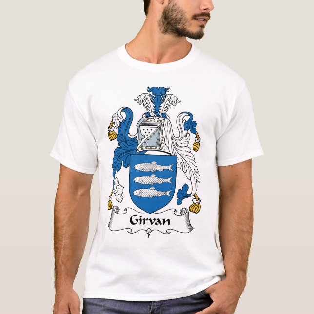 Girvan Family Crest T-Shirt (Front)
