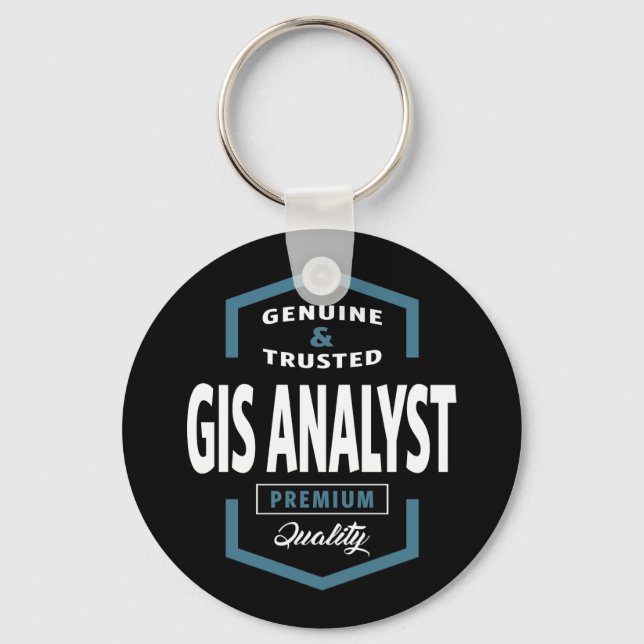 Gis Analyst | Gift Ideas Keychain (Front)
