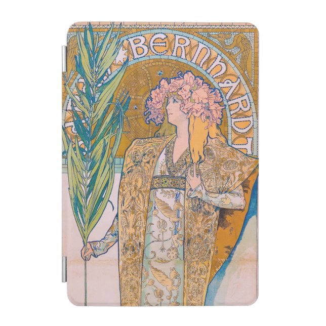 Gismonda, Sarah Bernhardt, Mucha iPad Mini Cover (Front)
