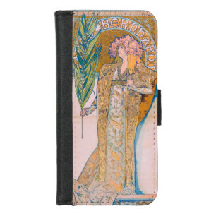 Gismonda, Sarah Bernhardt, Mucha iPhone 8/7 Wallet Case