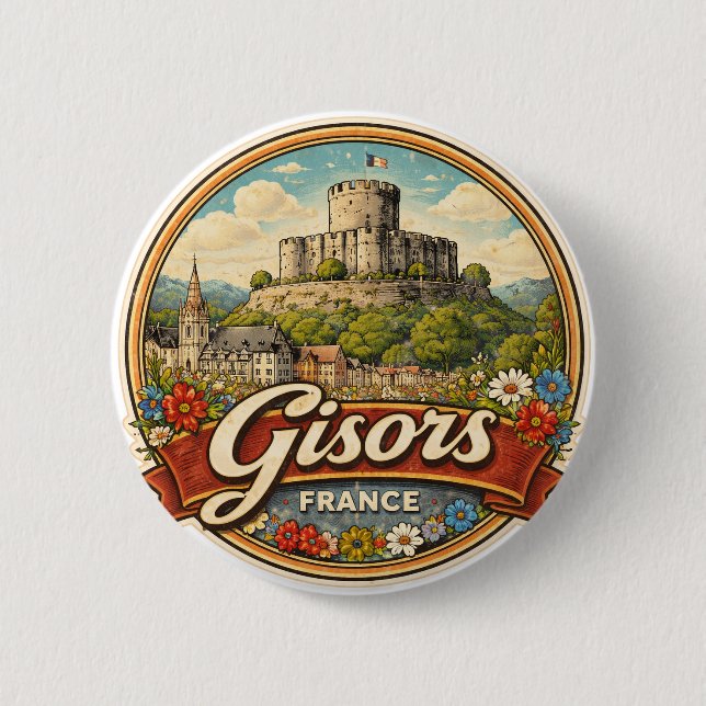 Gisors France Button (Front)