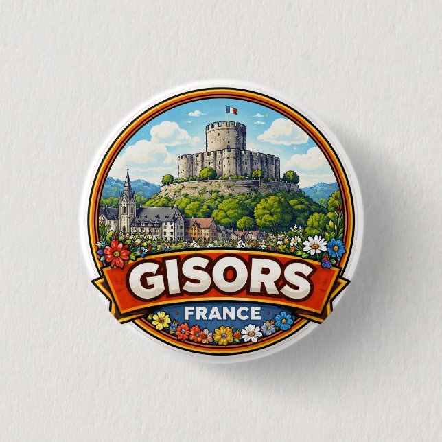 Gisors France  Button (Front)