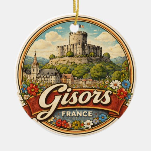 Gisors France Ceramic Ornament