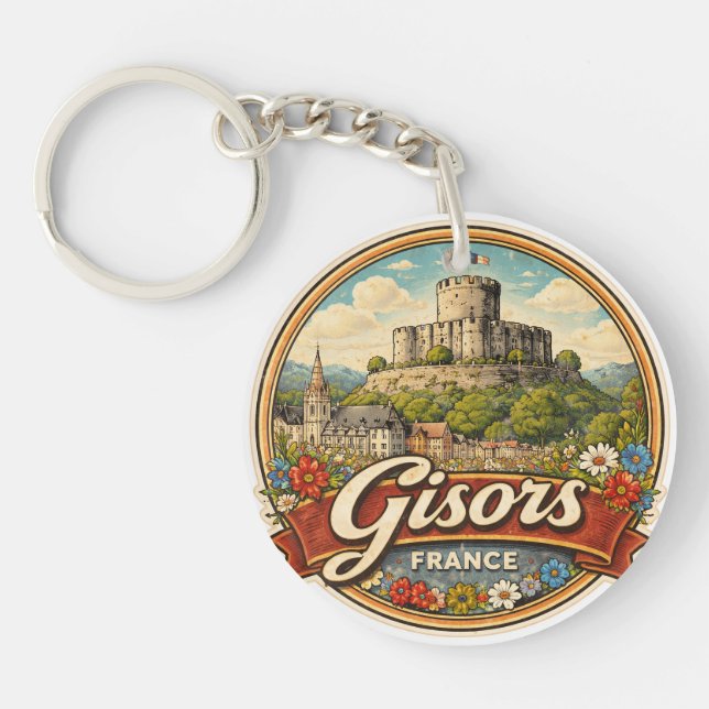 Gisors France Keychain (Front)