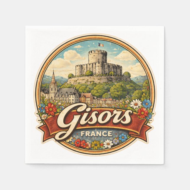 Gisors France Napkins (Front)