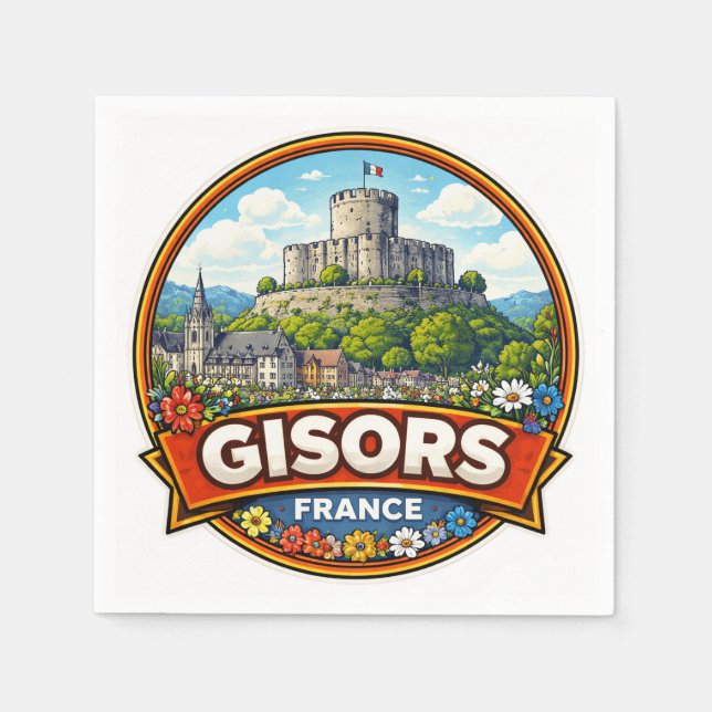 Gisors France  Napkins (Front)