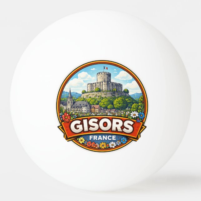 Gisors France  Ping Pong Ball (Front)