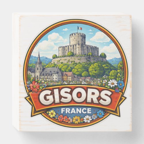 Gisors France  Wooden Box Sign