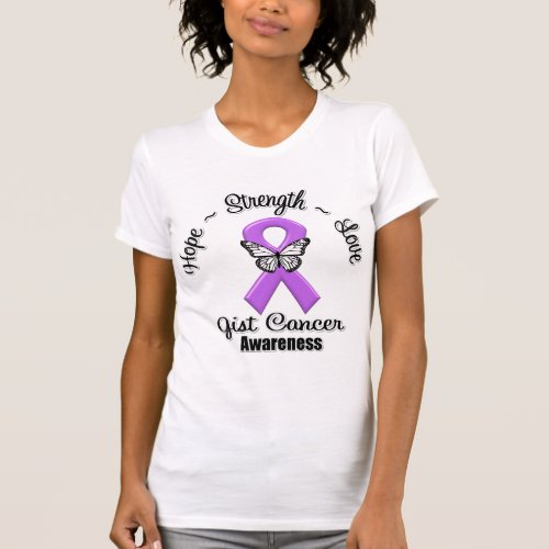 GIST Cancer Hope Strength Love T_Shirt