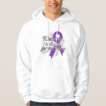 GIST Cancer Wearing a Ribbon for My Hero Hoodie