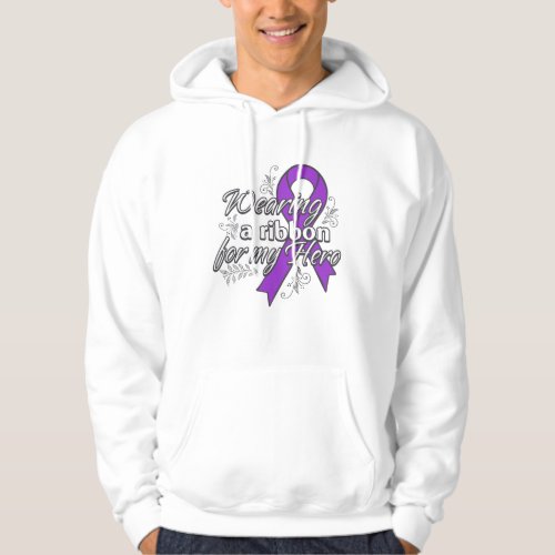 GIST Cancer Wearing a Ribbon for My Hero Hoodie