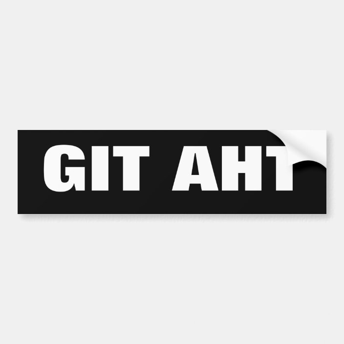 Git Aht Pittsburgh Pride Bumper Sticker Zazzle