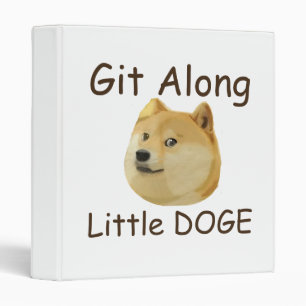 Git Along Little DOGE Binder