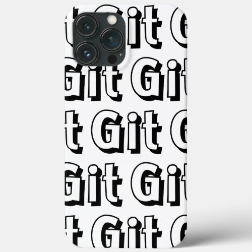 Git iPhone 13 Pro Max Case