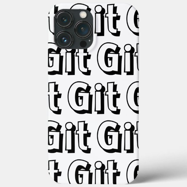 Git Case-Mate iPhone Case (Back)