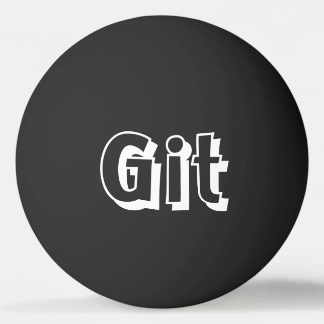 Git Ping Pong Ball (Front)