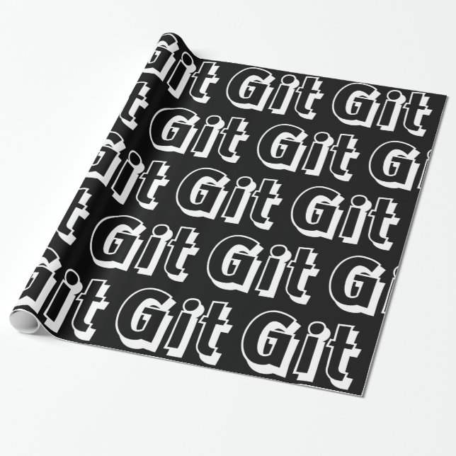 Git Wrapping Paper (Unrolled)