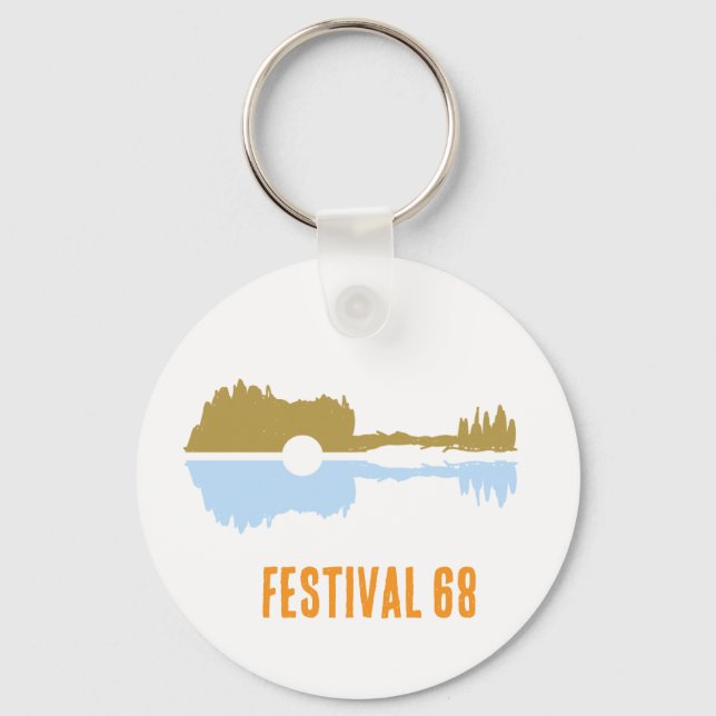 Gitarre pastel  keychain (Front)