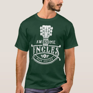 GItarrist Musician Awesome Uncles Play Guitar Neck T-Shirt
