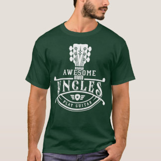 GItarrist Musician Awesome Uncles Play Guitar Neck T-Shirt