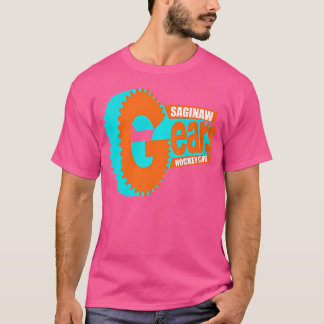 Gitche Gumee Saginaw Gears Hockey Club Black Unise T-Shirt