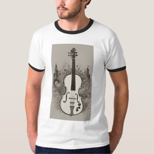 Giter Groove Where Music Meets Fashion T_Shirt