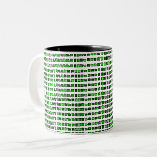 Github Commits Two-Tone Coffee Mug