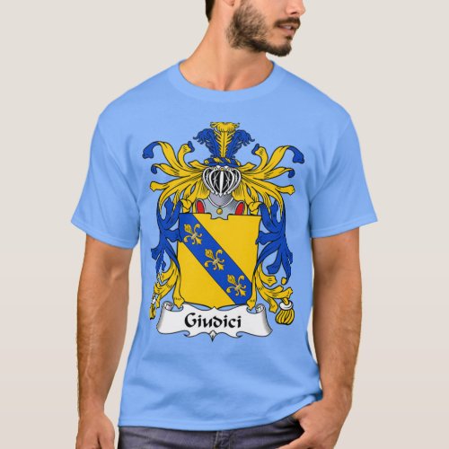 Giudici Coat of Arms Family Crest  T_Shirt