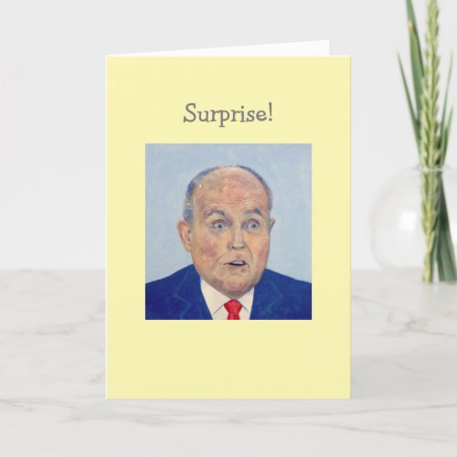 Giuliani Surprised Card