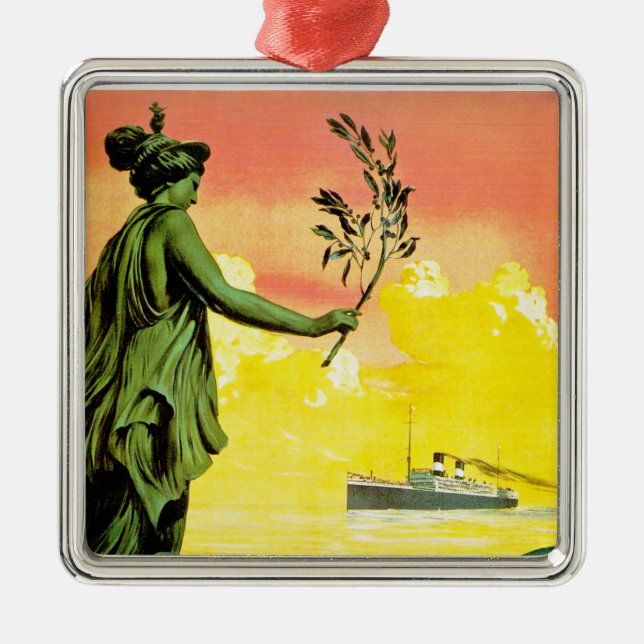 Giulio Cesare ~ Sud America Express Metal Ornament (Front)