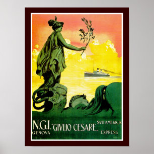 Giulio Cesare ~ Sud America Express Poster