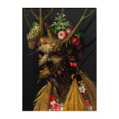 Giuseppe Arcimboldo _ Four Seasons in One Head Acrylic Print