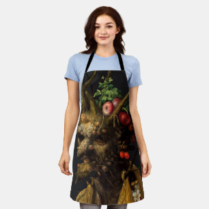 Giuseppe Arcimboldo - Four Seasons in One Head Apron