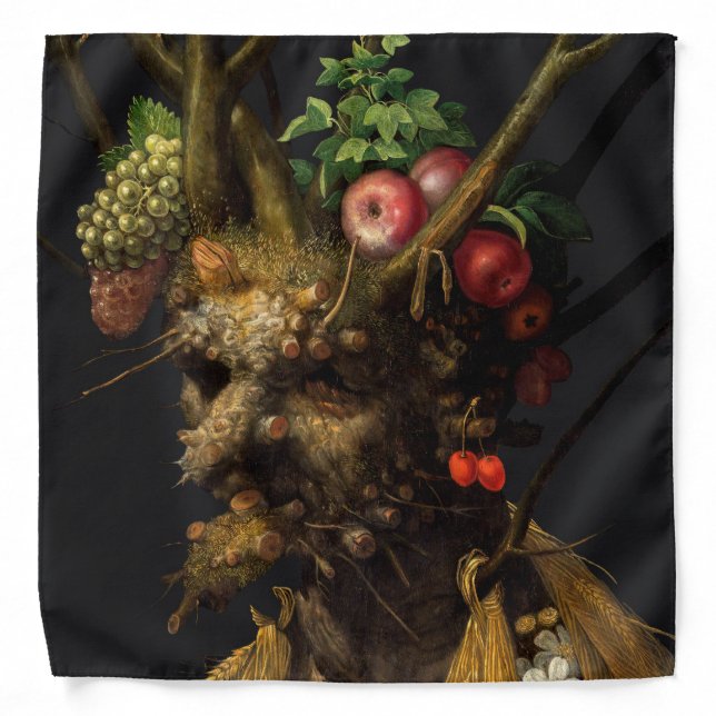 Giuseppe Arcimboldo - Four Seasons in One Head Bandana (Front)