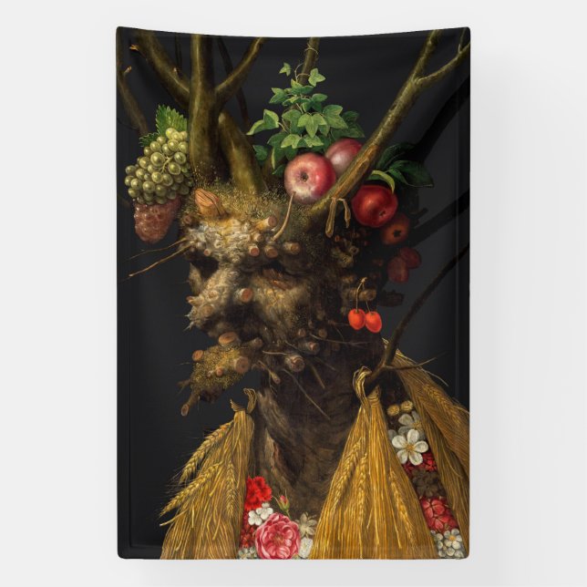 Giuseppe Arcimboldo - Four Seasons in One Head Banner (Vertical)