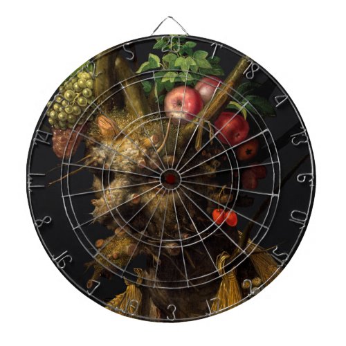 Giuseppe Arcimboldo _ Four Seasons in One Head Dart Board