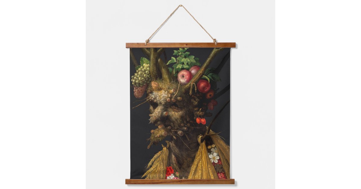 Giuseppe Arcimboldo - Four Seasons in One Head Hanging Tapestry | Zazzle