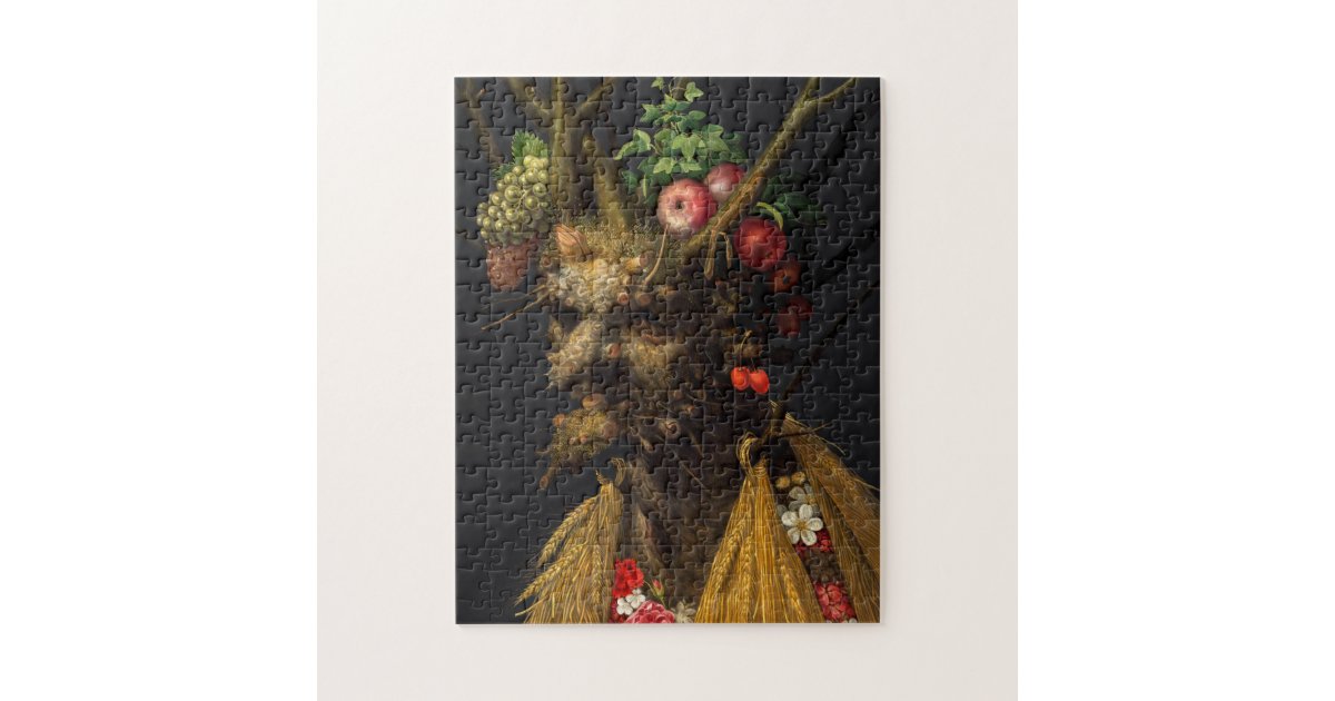 Giuseppe Arcimboldo - Four Seasons in One Head Jigsaw Puzzle | Zazzle