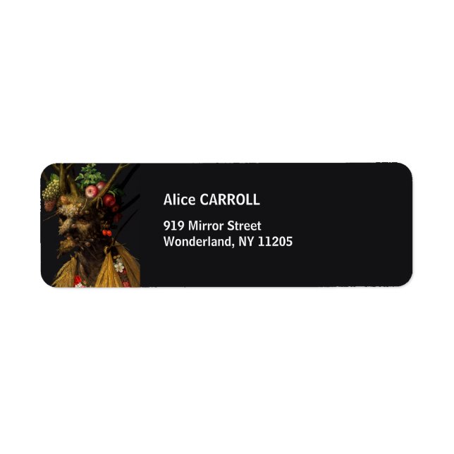 Giuseppe Arcimboldo - Four Seasons in One Head Label (Front)