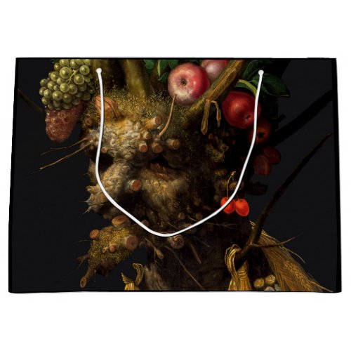 Giuseppe Arcimboldo _ Four Seasons in One Head Large Gift Bag