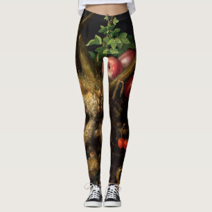 Giuseppe Arcimboldo - Four Seasons in One Head Leggings