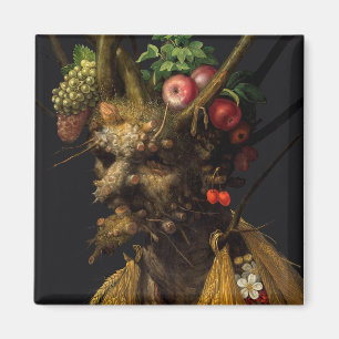 Giuseppe Arcimboldo - Four Seasons in One Head Magnet