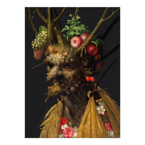 Giuseppe Arcimboldo _ Four Seasons in One Head Photo Print
