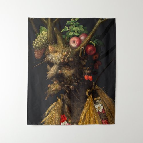 Giuseppe Arcimboldo _ Four Seasons in One Head Tapestry