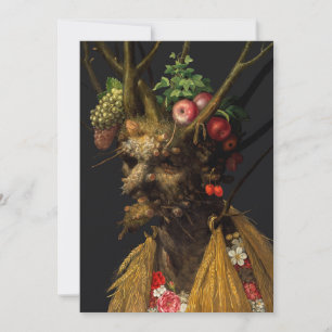 Giuseppe Arcimboldo - Four Seasons in One Head Thank You Card