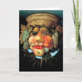 Giuseppe Arcimboldo - Fruit Basket Card